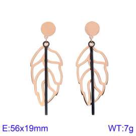 SS Rose Gold-Plating Earring