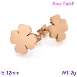 SS Rose Gold-Plating Earring