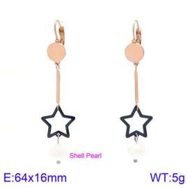 SS Rose Gold-Plating Earring