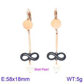 SS Rose Gold-Plating Earring