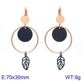 SS Rose Gold-Plating Earring
