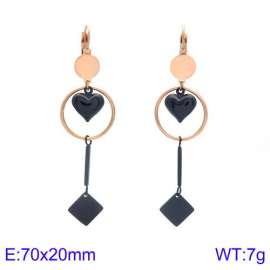 SS Rose Gold-Plating Earring