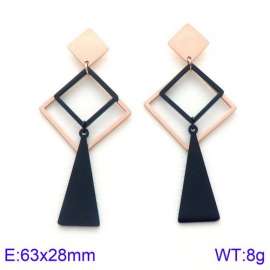 SS Rose Gold-Plating Earring