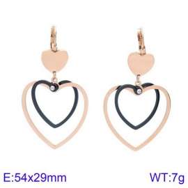 SS Rose Gold-Plating Earring