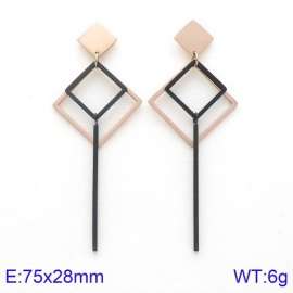 SS Rose Gold-Plating Earring