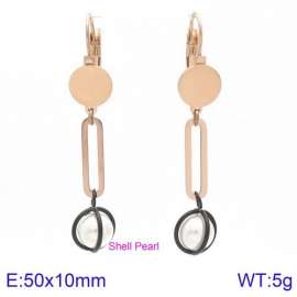 SS Rose Gold-Plating Earring