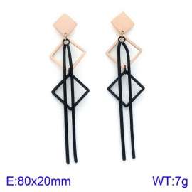 SS Rose Gold-Plating Earring