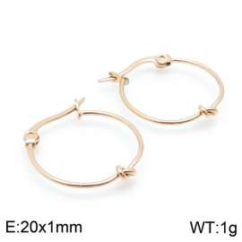 SS Rose Gold-Plating Earring