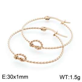 SS Rose Gold-Plating Earring