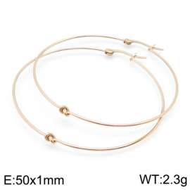 SS Rose Gold-Plating Earring