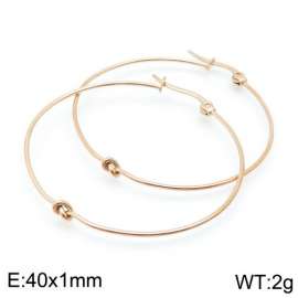 SS Rose Gold-Plating Earring
