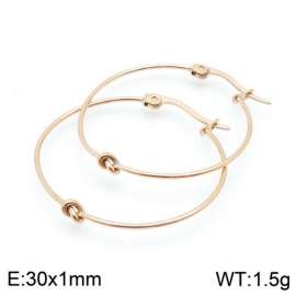 SS Rose Gold-Plating Earring