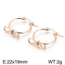 SS Rose Gold-Plating Earring
