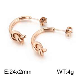 SS Rose Gold-Plating Earring