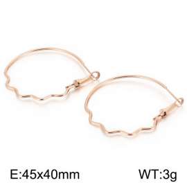 SS Rose Gold-Plating Earring