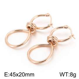 SS Rose Gold-Plating Earring