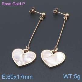 SS Rose Gold-Plating Earring