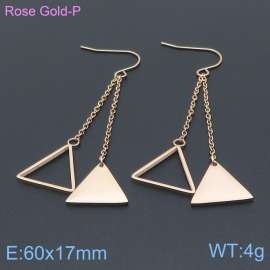 SS Rose Gold-Plating Earring