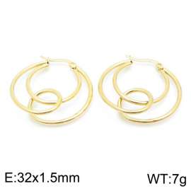 SS Gold-Plating Earring